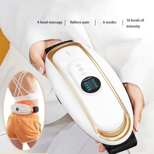 TENS Waist Belt Massager Electric Pulse Muscle Body Pain Relieve Heating Kneading Knocking Acupressure Hot Remote Control Luxury