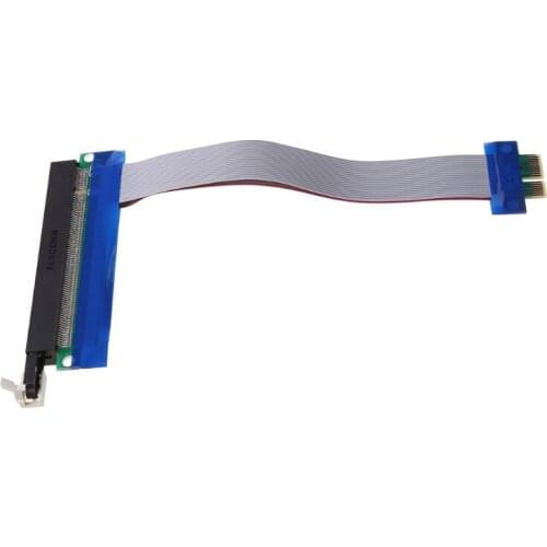 Flexible Flat Cable PCIe PCI Express 1x To 16x Extender Riser FFC PCI-E 1x-16x