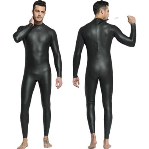 3MM Integrated Diving Suit CR+ Ultra Elastic Triathlon Wetsuit Male Anti Cold Warm Skin Diving Suit Male
