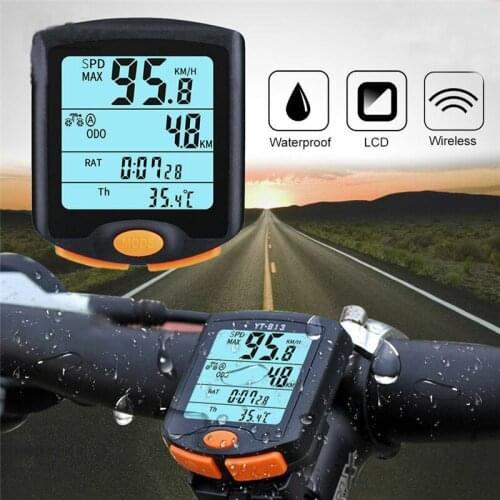 Waterproof Bike Computer LCD Display Digital Computer Speedometer MTB Road Bike Cycling Computers Stopwatch Bike Accessories