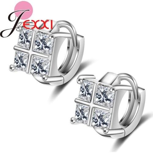 Hot Sales Earrings New Style Fashion Jewelry Vintage Silver Earrings/Stud With Full Beautiful Crystal Wholesale