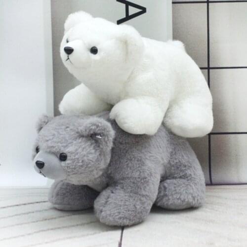 Cute 20/30cm plush Polar bear Simulation animal doll good quality Pillow Soothing doll Home decoration Christmas gifts for kid