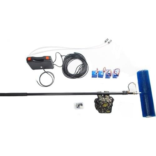 Photovoltaic panel cleaning machine equipment electric machine solar panel module cleaning water spray tool