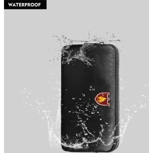 Fireproof Waterproof Document Bag Portable Envelope File Folder Cash Pouch Signal Blocking Bag Safe Money Bag For Home Office
