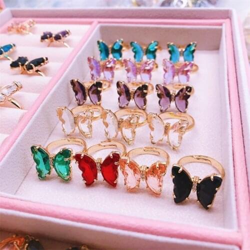 Peixin Rings With Crystals