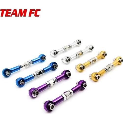Servo Linkage Pulling Steering Rods Arms M3 Thread 3mm Hole 48-60mm Long For HSP 94122 94103 94123 RC car Upgrade S121