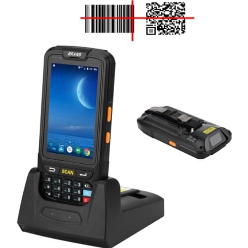 Industrial Wifi Mobile computer phone Android pda scanner barcode 1D 2D scan laser bar code reader price handheld rfid writer pr