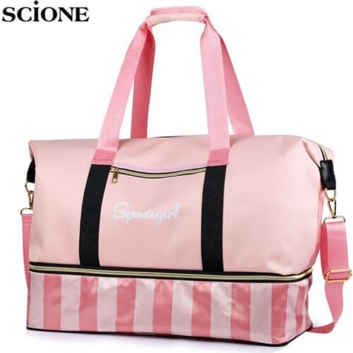 Yoga Bags Gym Tas For fitness Sac De Sport Bag Dry Wet Sports Training gymtas Handbags Travel Swim Sack striped sporttas XA654WA