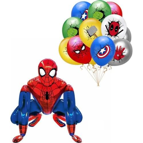 3d Foil Super Hero Man Balloon Spiderman Birthday Party Decoration Childrens Toy Baby Shower Balloon Air Globos Photo Props