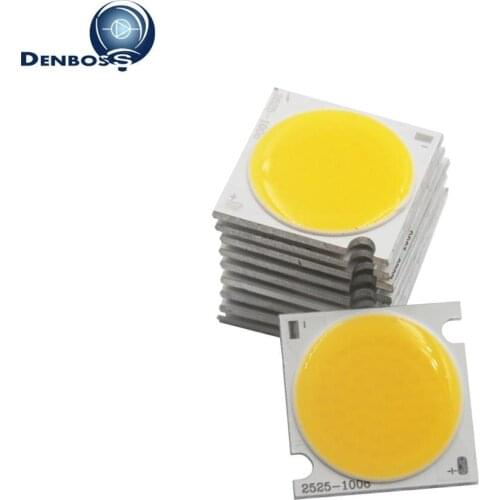 10PCS manufacturer LED COB 25mm 23mm 20W 30W Squre Flip chip High lumen Strip Light Source Module COB bulb lamp for downlight