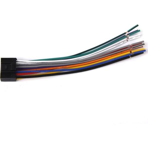 16-pin Connector Car Radio Stereo Wire Harness Plug Cable Cord For Kenwood