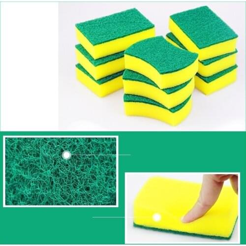 20PCS 11*7*3CM high-density sponge wipe one hundred cleaning cloth kitchen dish sponge