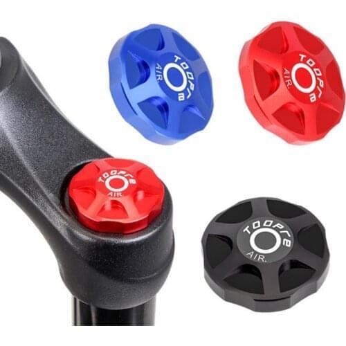Aluminum Alloy MTB Bicycle Air Gas Valve Cover Bike Front Fork Cap Gas Cover Protective Road Bike Front Fork Anti-rust Dust Cap