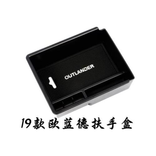 Car-Styling Car Central armrest box storage box decoration for Mitsubishi Outlander 2019