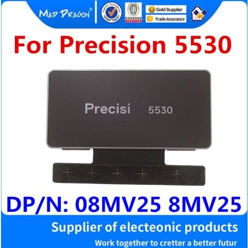 MAD DRAGON Brand new Laptop black Nameplate For Dell Precision 5530 Precision M5530 Pan nameplate black Cover 08MV25 8MV25