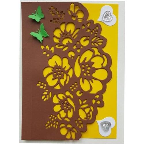 Flower and grass lace Metal Cutting dies Layered Craft Die Gift Bag Dies Cut for DIY Paper Card Scrapbooking Decoration Stencils