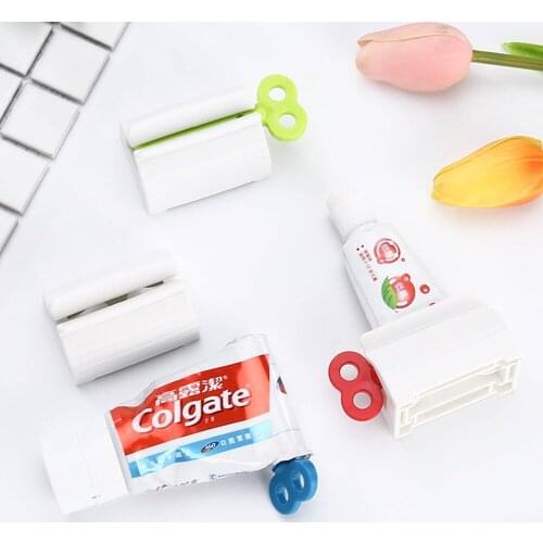 1Pc Toothpaste Holder Dispenser Manual Lazy Bathroom Accessories Toothpaste Tube Squeezer Press Dispensador De Pasta Dental