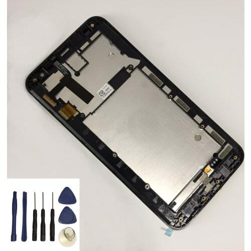 For ASUS ZenFone 2 Laser ZE550KL Z00LD Touch Screen Digitizer Sensor + LCD Display Module Assembly With Frame + Free Tools