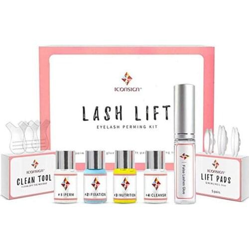 ICONSIGN Professional 1 Set Eyelashes Lift Perm Kit Salon Beauty Lotion for Eye Lash Extension Nutritious Curling Tools