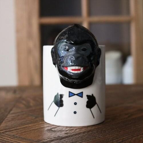 Chimpanzee Face Ceramics Mugs coffee mug Milk Tea office Cups Drinkware the Best Gift for friends and family