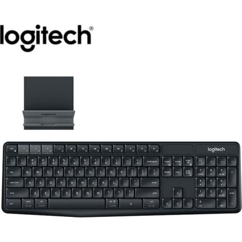 Logitech K375S 104 Keys Keyboard Portable bluetooth 2.4GHz USB Wireless Dual Mode Keyboard for Laptop Notebook PC with Universal