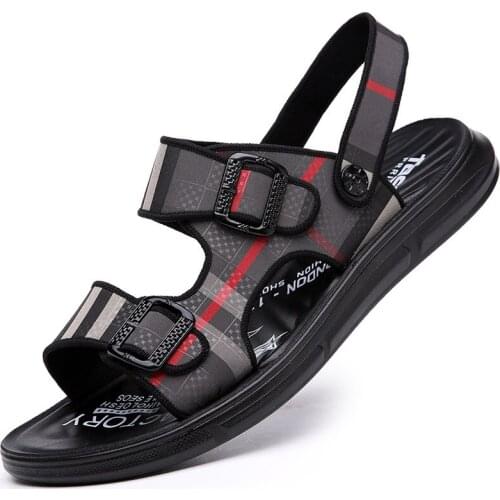 2021 Summer Beach Shoes Open Toe Light Non-Slip High Quality Men Flats Mens Casual Shoes Outdoor Fashion Sandals