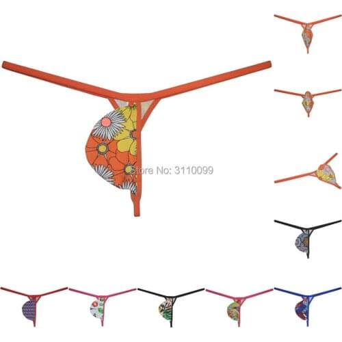 Mens Tear Drop G-String Underwear Pouch Extreme Micro String Bikini T-Back Pouch Tangas