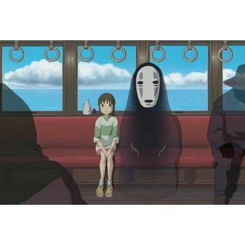 Spirited Away puzzle 1000 pieces Miyazaki Hayao Animation surrounding No Face man Nigihayami Kohakunushi wooden puzzles toys
