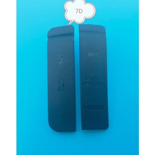 NEW USB/HDMI DC IN/VIDEO OUT Rubber Door Bottom Cover For Canon 7D 60D 70D 550D 600D 1100D Digital Camera Repair Part