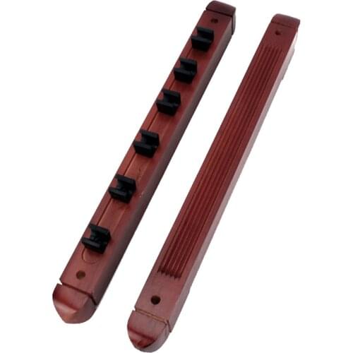 Roman Style 6-Place Wall Rack/Holder Pool/Billiard Cue Stick Wall Cue Rack Holder