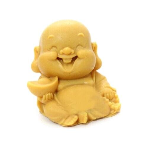 Silicone Mold Clay Mould Silicone Cake Mold Soap Making Molds Candle Moulds Aroma Mould Handmade Craft Laughing Buddha Resin 001