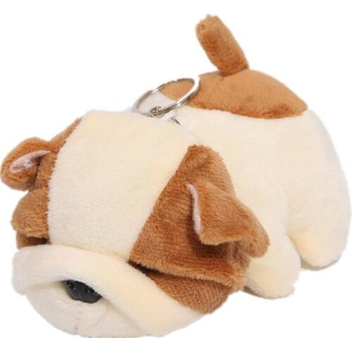 Dog Plush Stuffed Toy , Plush Animal Plush Key Chain 9CM Doll