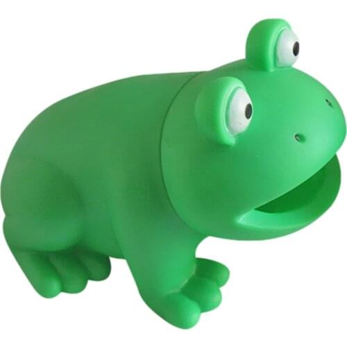 Green Latex Frog Toy Can Squeak Funny Sounding Frog Toy Safe Funny Trick Sounding Frog Toy Stress Relief Fidget Toys For Pets