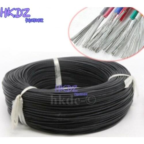 1/3/5Meters Black UL American Standard Flexible Silicone Wire Cable 2/4/6/7/8/10/11AWG Heatproof Soft Silicone Gel Wire Cable