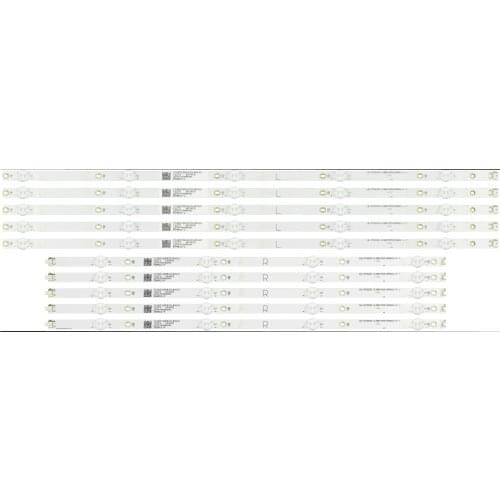 10pcs/Kit LED strips for 55 TV LB DM3030 GJBBY555X9ABG2 L Y LB-DM3030-GJBBY555X9ABG2-R-Y 55ABG2-L 55ABG2-R