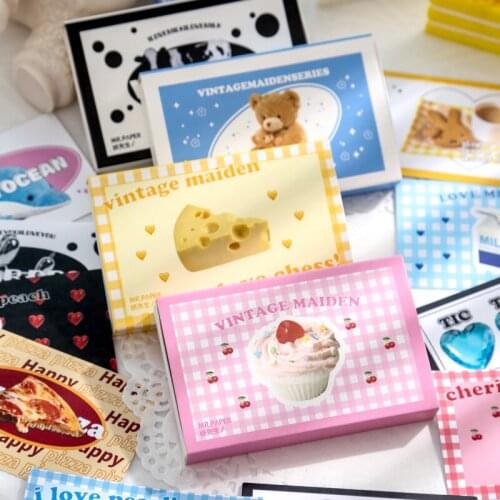 20sets/1lot Kawaii Stationery Stickers Retro Girls' Hall Series Diary Planner Decorative Mobile Stickers Scrapbooking