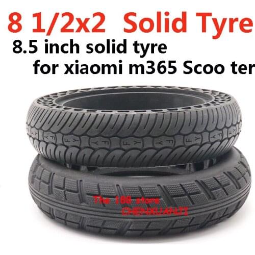 8.5X2 Solid Tyre for Xiaomi Mijia M365 Electric Scooter Wheel for M365 Pro Shock Absorber Damping Rubber Solid Tire '8 1/2x2