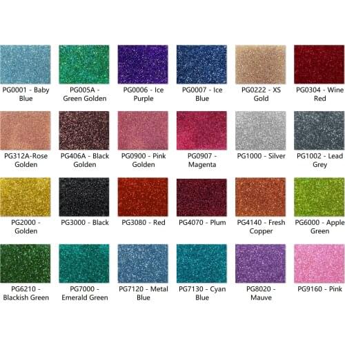 Acrylic (PMMA) 2-Sided Premium Glittering 3.0 Sheets for Jewelry, Crafts, Art Works, Decoration - 24 Colors/11 Sizes Available