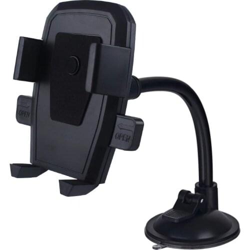 New Car Phone Holder Bracket Mount Cup Holder Universal Car Mount Mobile Suction Windshield Phone Locking Car-Accessories