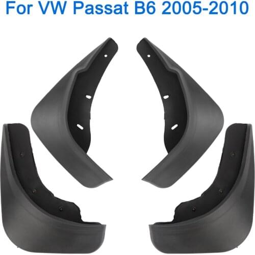 LEEPEE 4 PCS Front Rear Fender Mud Flap Car Mud Flaps Mudguards Splash Guards for For VW Passat B6 2005-2010 Car Accessories