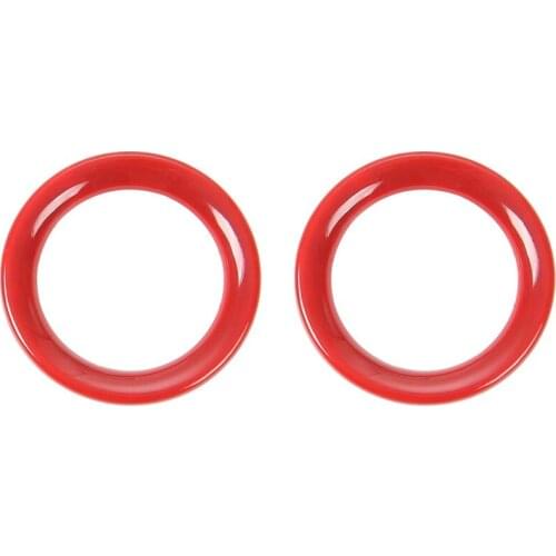 For Jeep Grand Cherokee 2011-2020 Front Door Speaker Cover Trim Decorative Frame Ring Sticker Accessories, 2Pcs