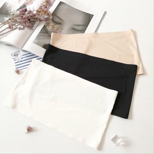 Breathable Strapless Bra Bandeau Top Stretchy Seamless Bandeau Bra Boob Crop Soft Seamless Women Casual Tank Crop Tops