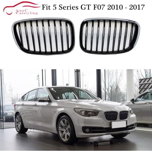 F07 Front Bumper Grilles Mesh Kidney Grille Grill for BMW 5 Series GT F07 2010 - 2017 535i 550i fastback Front Hood