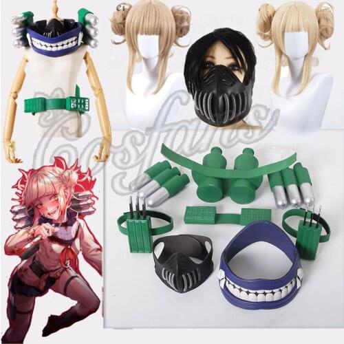 My Hero Academia Toga Himiko Cosplay Halloween Costume Props Anime Boku No Hero Academia Himiko Toga Wig Costumes Free Shipping