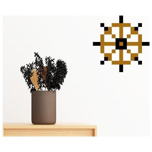 Summer Sail Rudder Pixel Removable Wall Sticker Art Decals Mural DIY Wallpaper for Room Decal