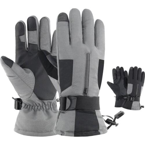 Outdoor Ski Gloves Waterproof Gloves with Touchscreen Function Snowboard Thermal Gloves Warm Snowmobile Snow Gloves Men Women