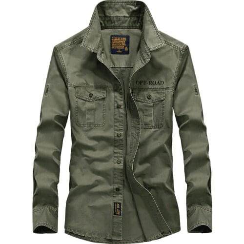 Men Military Shirts Long Sleeve Cotton Spring Autumn Quick Dry Army Plus Size Cargo Tactical Outwear Slim Fit Army Social Shirts