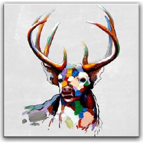 NEW 100% hand painted oil painting Home decoration high quality Animal painting pictures 160412