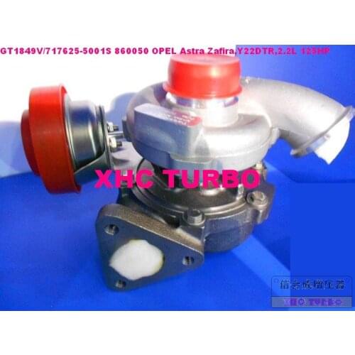 NEW GT1849V 717625 860050 Turbo Turbocharger for OPEL ASTRA G Zafira A,Y22DTR 2.2L 125HP 01-04