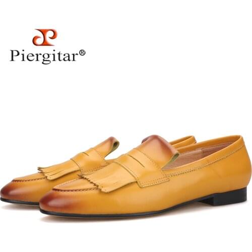 PIERGITAR Penny Loafers For Men